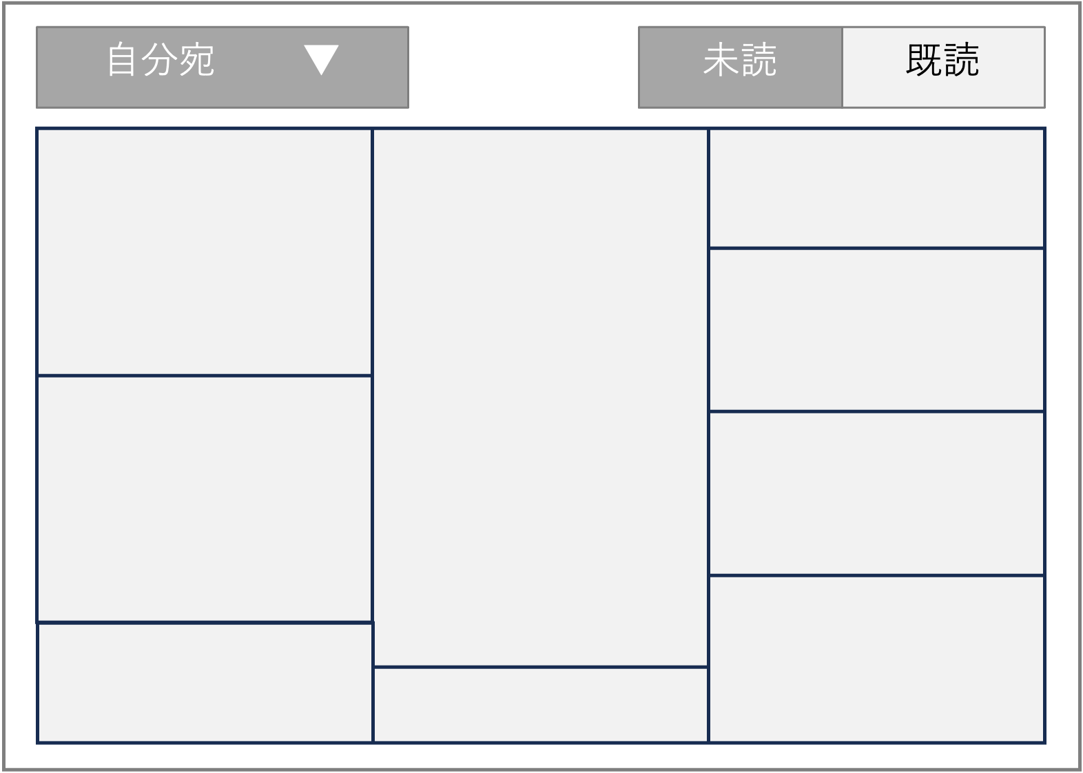 従来の画面構成