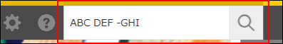 截圖：在搜尋欄中輸入「ABC DEF -GHI」