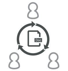 イラスト:アプリで業務プロセスを管理